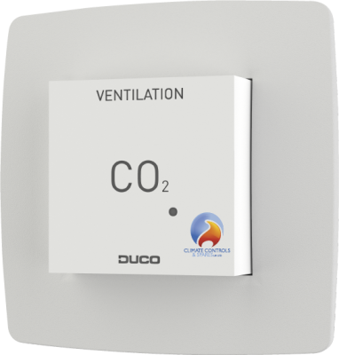 CO2 sensor without command RF / Wired white