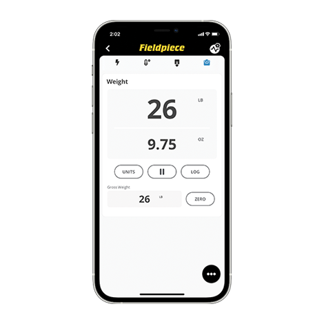 Fieldpiece SR47  Wireless Refrigerant Scale